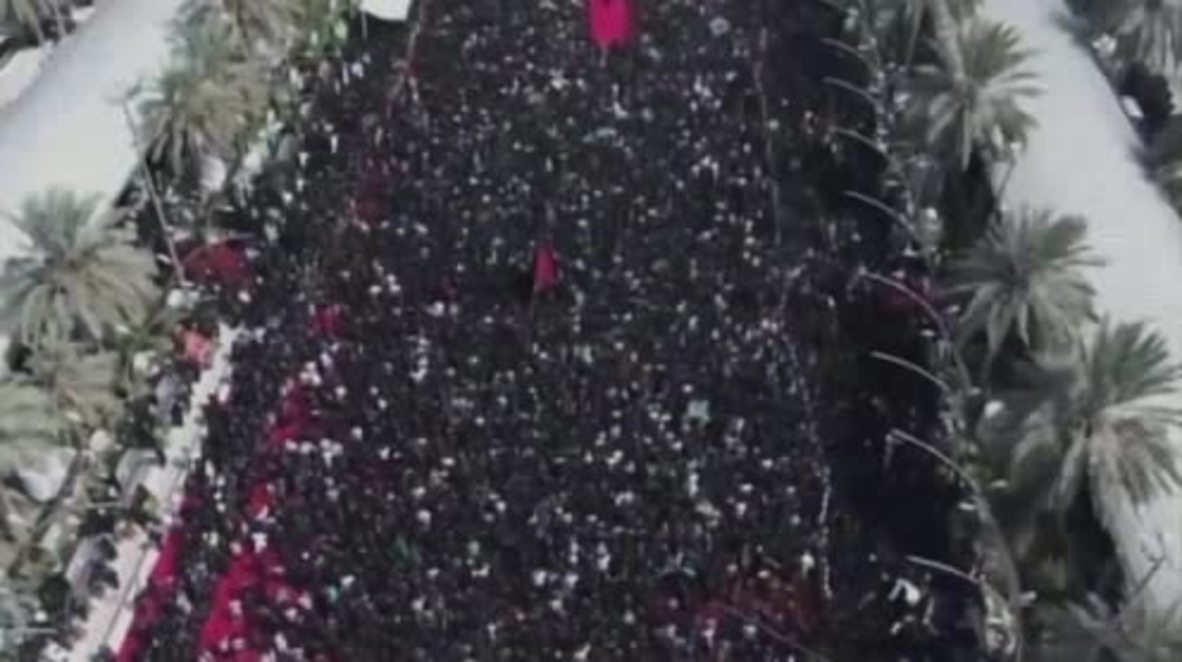 Iraq: Karbala sees huge crowds attend Ashura festival