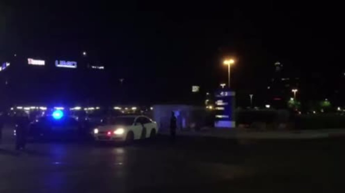 USA: Heavy police presence outside Las Vegas hospital after gun attack claims at least 20 lives