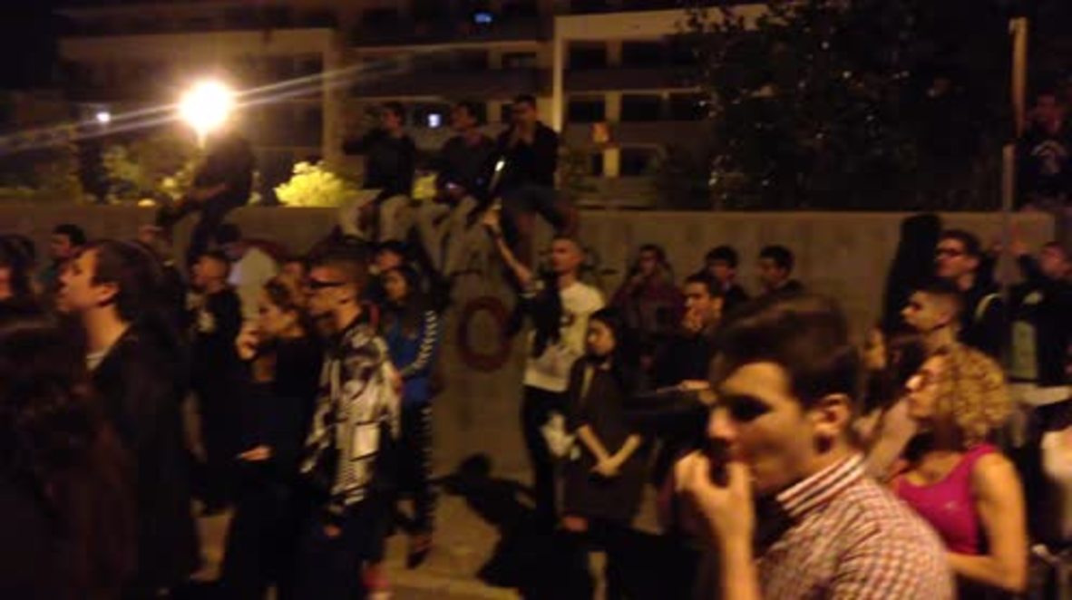 Spain: Scores decry police brutality outside Igualada Spanish Civil Guard HQ