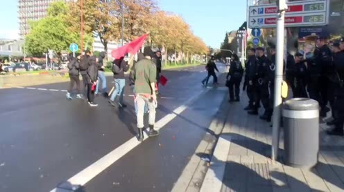 Germany: Scuffles break out as Antifa counter nationalist demo in Dortmund