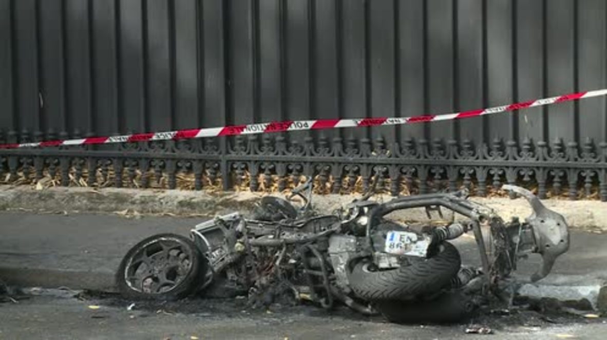 France: Motorbike explodes outside Jordan's military attache building in Paris