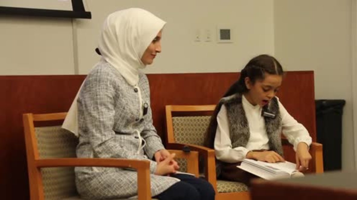 USA: 8-year-old Syrian refugee presents debut book