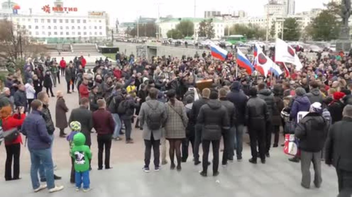 Russia: 14 reportedly detained at unauthorised pro-Navalny rally in Ekaterinburg