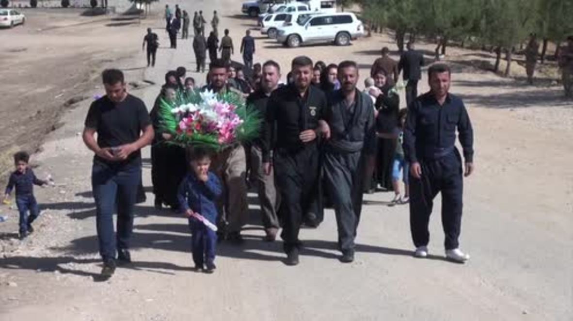 Iraq: Mourners honour former President and Kurdish self-governance advocate Talabani