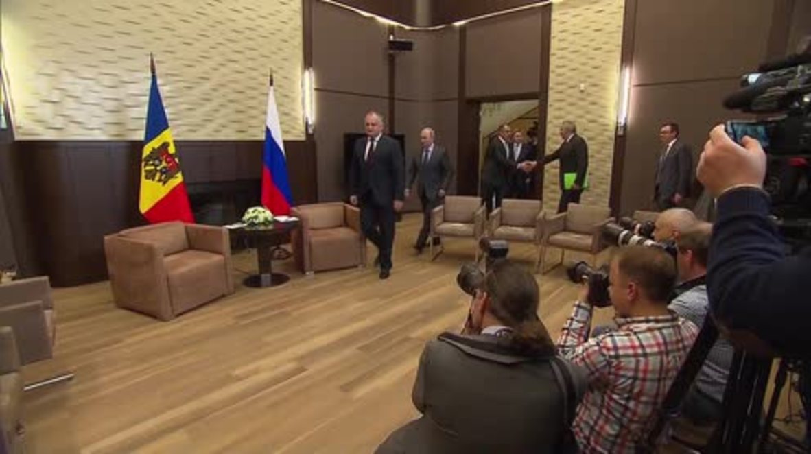 Russia: Putin and Moldovan President Dodon discuss Transnistria conflict ahead of CIS summit