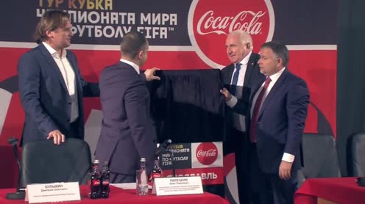 Russia: FIFA World Cup Trophy Tour comes to Yaroslavl