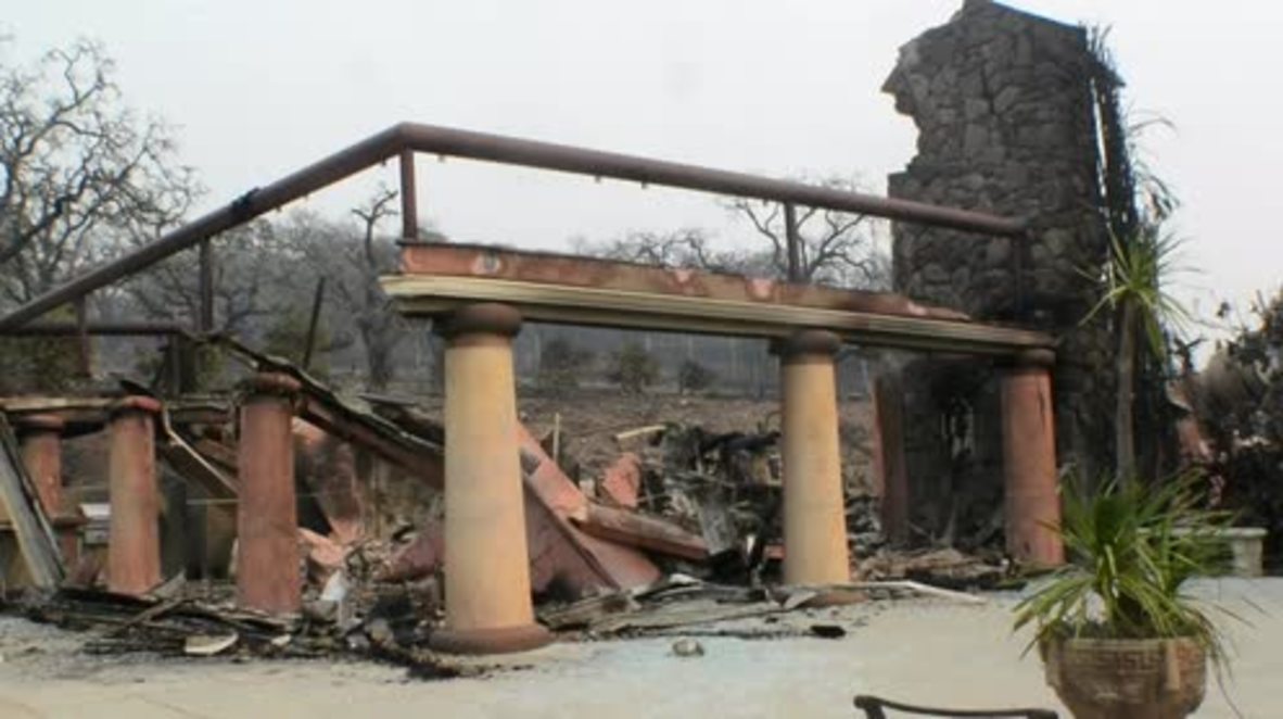 USA: Napa Valley vineyards and wineries hit hard by California wildfires