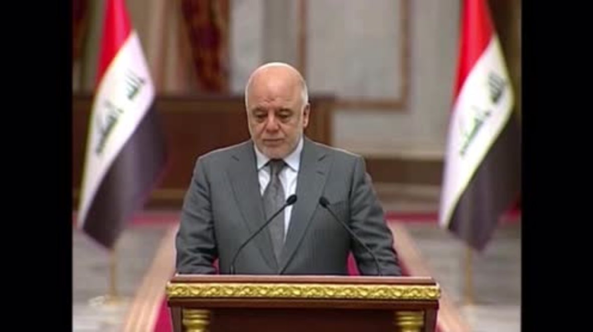 Iraq: PM Abadi calls for 'partnership' of Kurdish-Iraq forces in war torn region