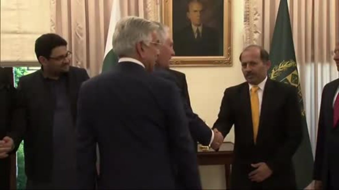 Pakistan: Tillerson and Pakistani PM Abbasi meet in Islamabad for bilateral talks