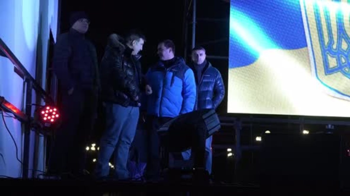 Ukraine: 'How long can people be humiliated for?' - Saakashvili joins anti-govt. protesters in tent city