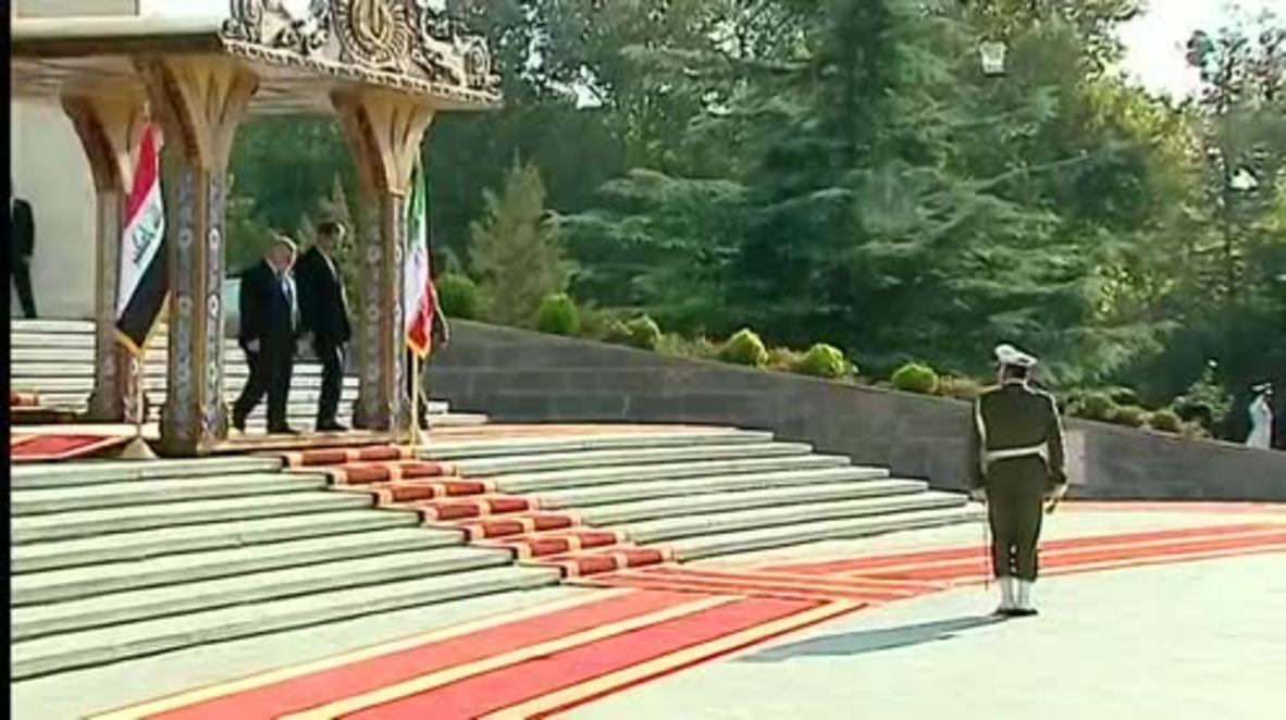 Iran: Iraqi PM al-Abadi welcomed in Tehran ahead of security talks