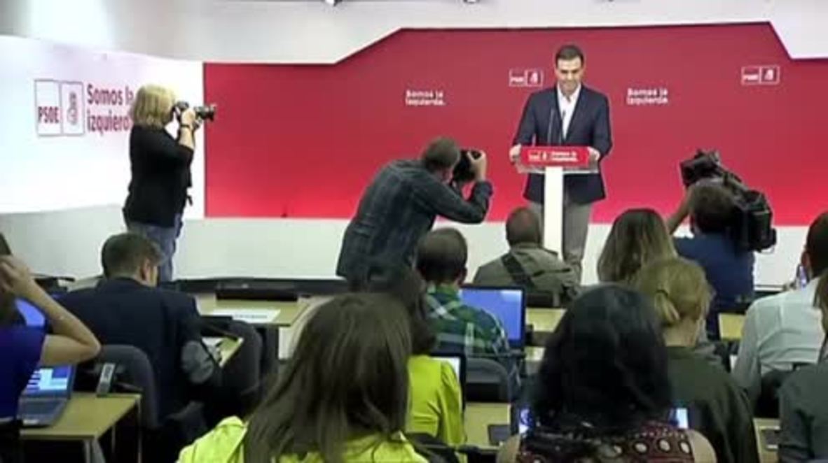 Spain: Catalan leaders lack 'courage to be loyal to their people' - Socialist leader Sanchez