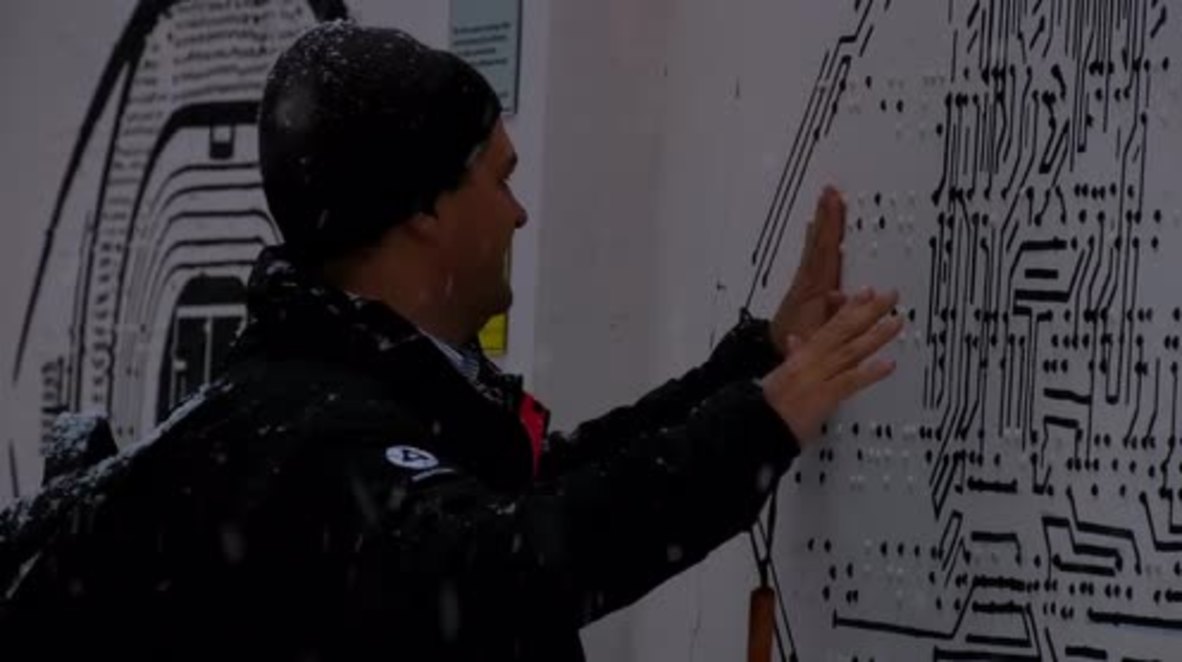 Russia: Graffiti art gallery for the blind unveiled in Yekaterinburg