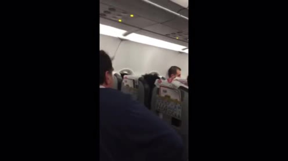 You scared the crap outta us! Plane in emergency landing after 'party pooper' spends too long in toilet