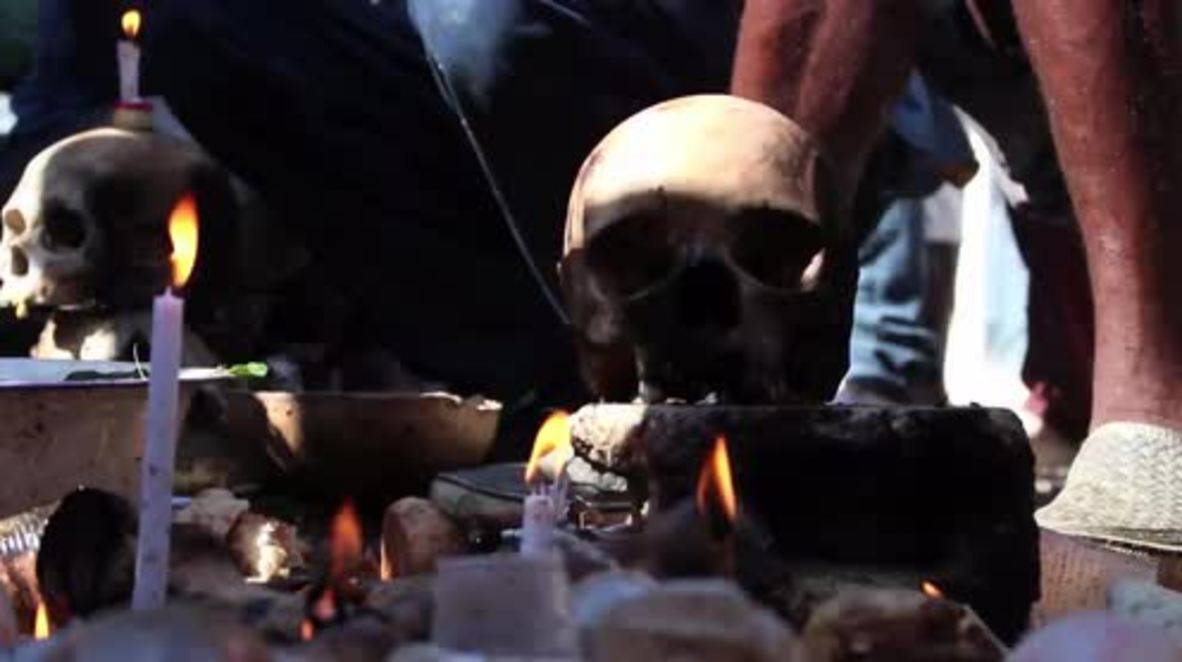 Voodoo spirits honoured on 'Day of the Dead' in Port au Prince
