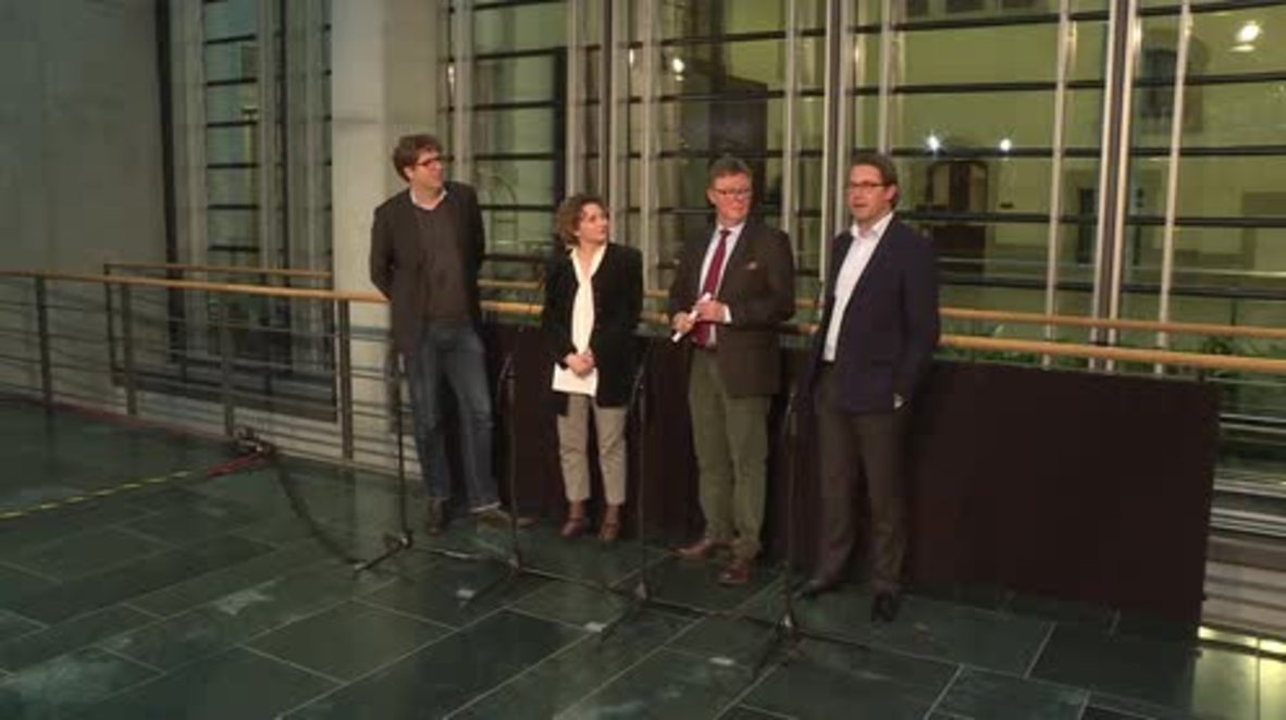 Germany: Prospective coalition partners report on continued negotiations in Berlin