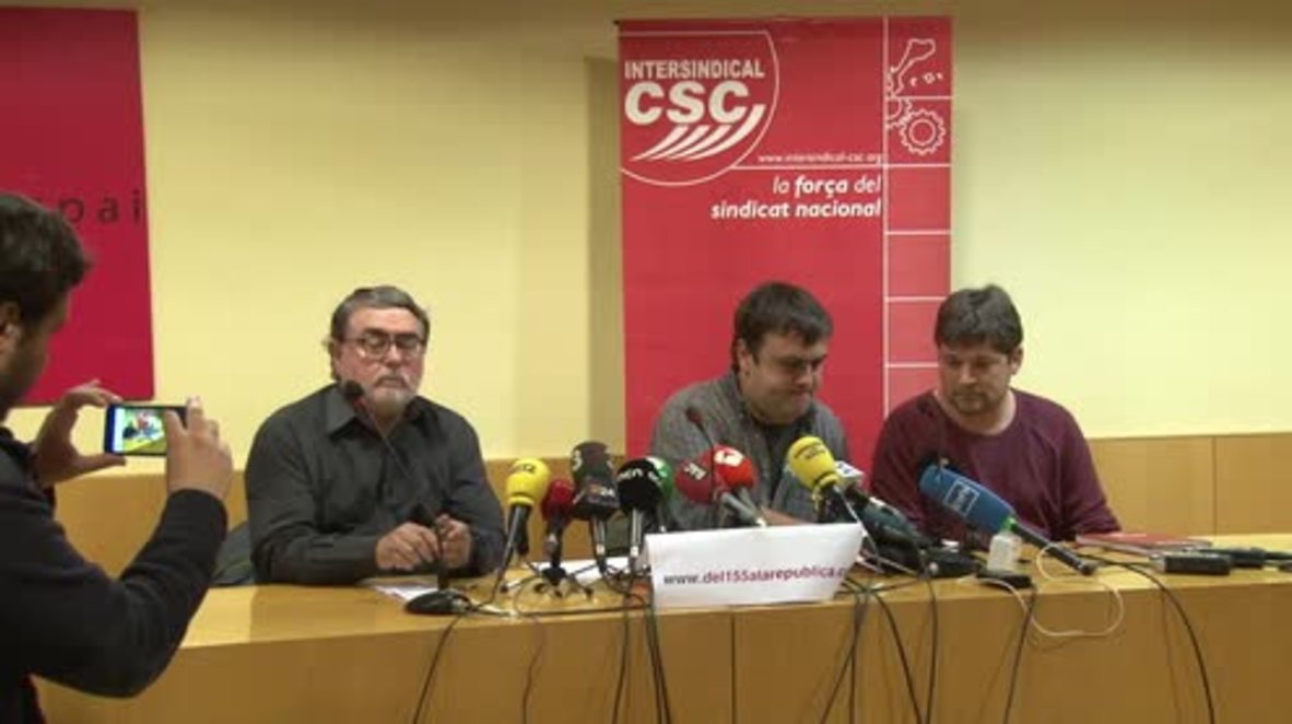 Spain: Trade union Intersindical-CSC calls for general strike in Catalonia on November 8