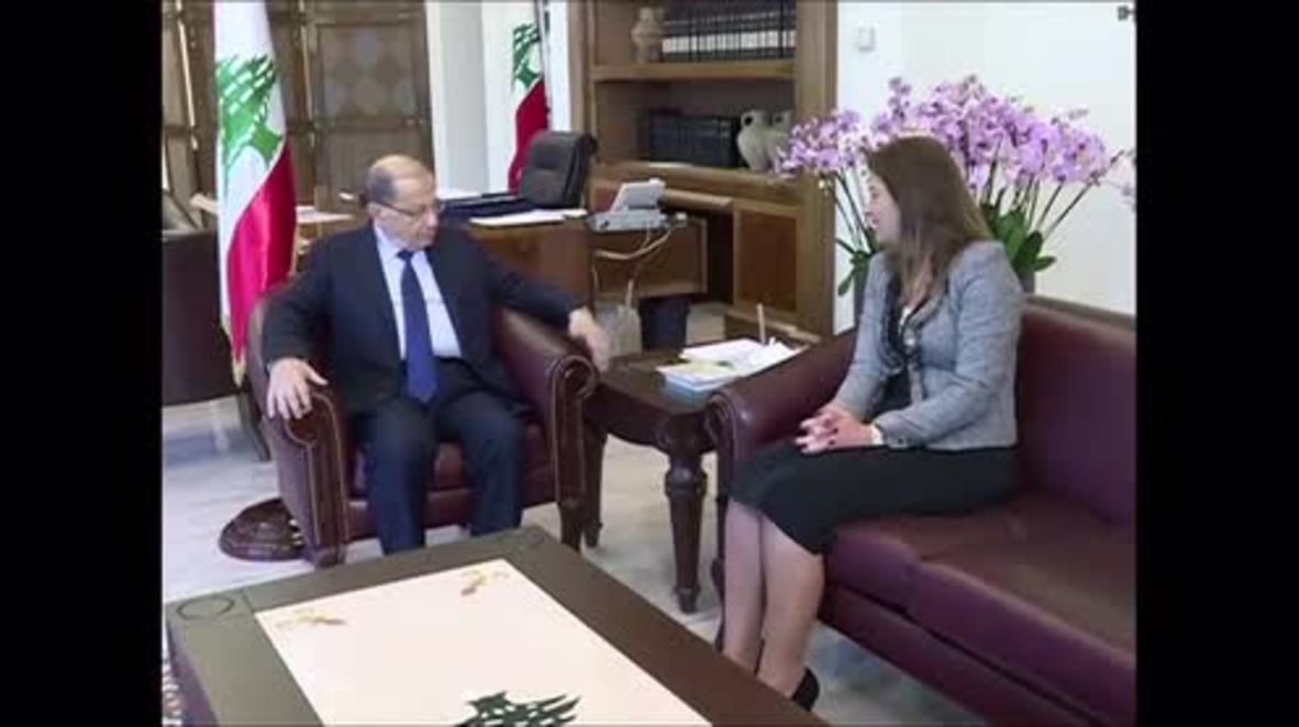 Lebanon: President Aoun meets with ISGL and ambassadors to discuss Hariri's resignation