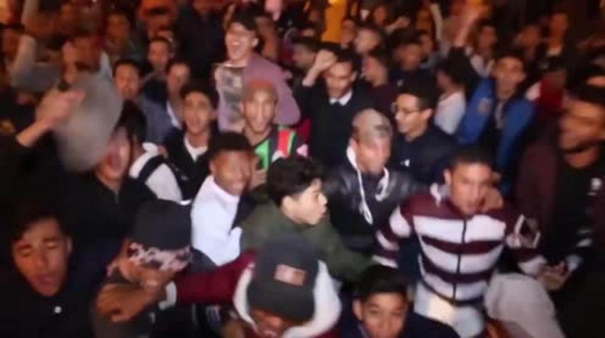 Morocco: Joyful crowds fill Rabat as Morocco qualifies for World Cup