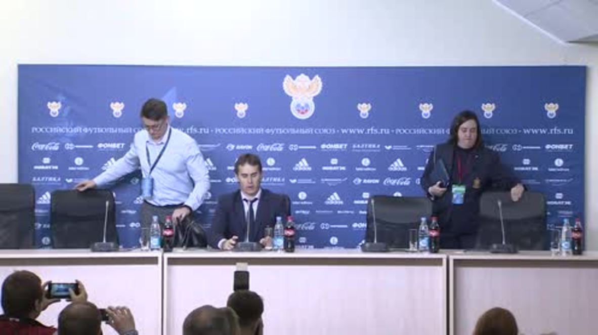 Russia: Spain not surprised about Russia 'high level' game in friendly - Lopetegui