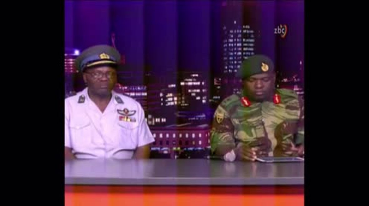 Zimbabwe: 'This is not a military takeover' - army official denies coup in address to nation