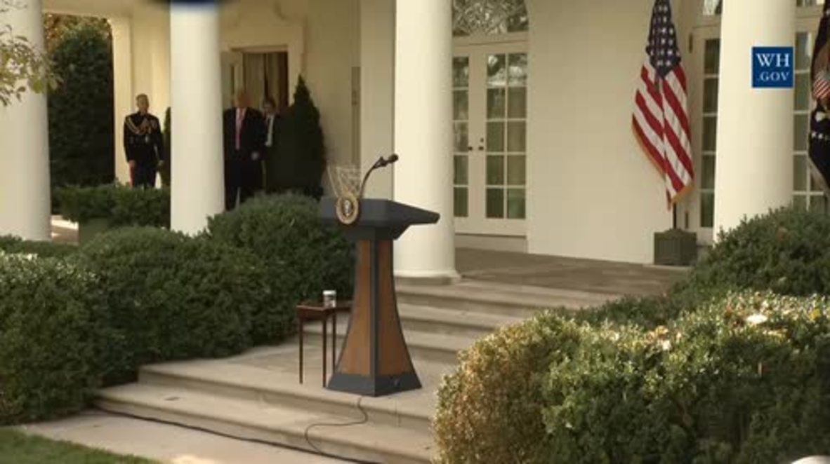 USA: 'I feel so good about myself' - Trump traditionally pardons his first Thanksgiving turkey