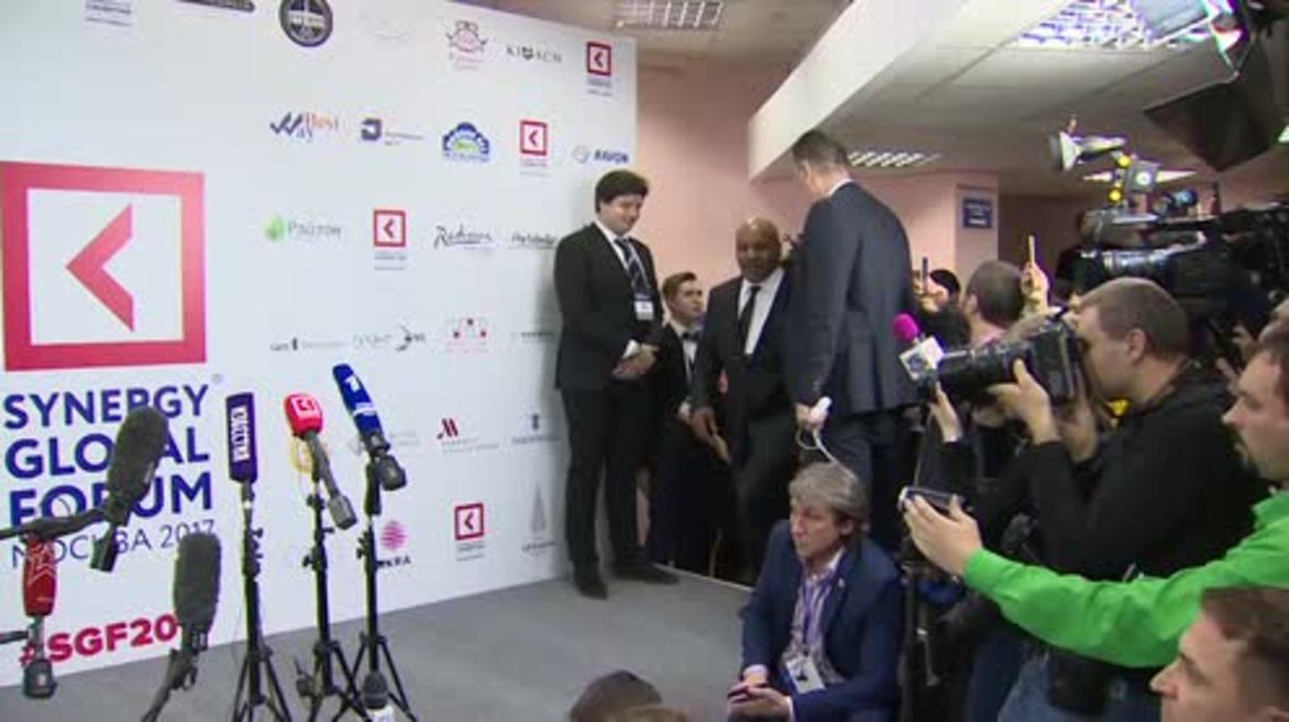 Russia: 'Russians are cool!' Boxer Mike Tyson hits Moscow