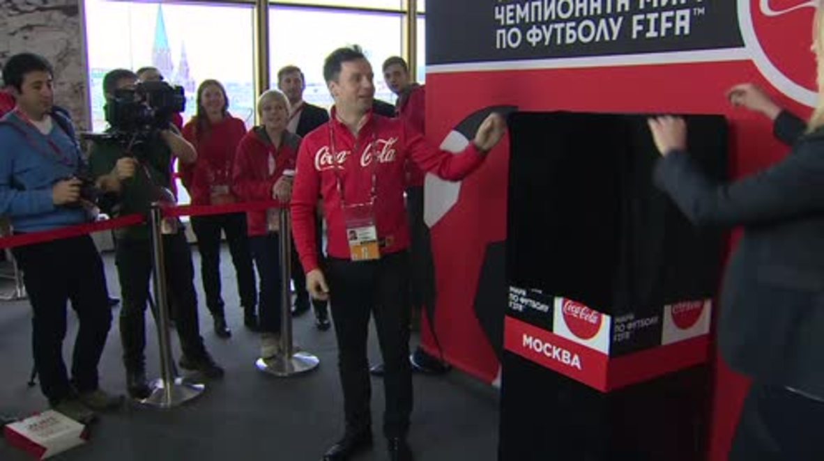 Russia: World Cup trophy showcased in Moscow ahead of global tour