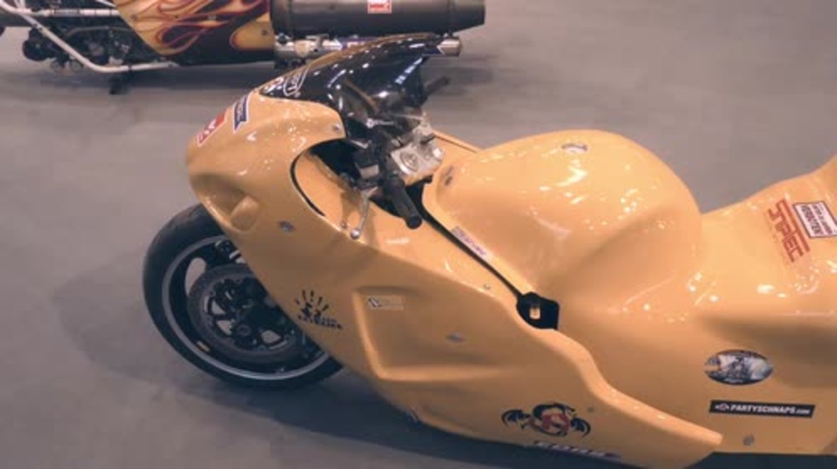 Germany: 7,000 horsepower rocket bike presented at Essen Motor Show