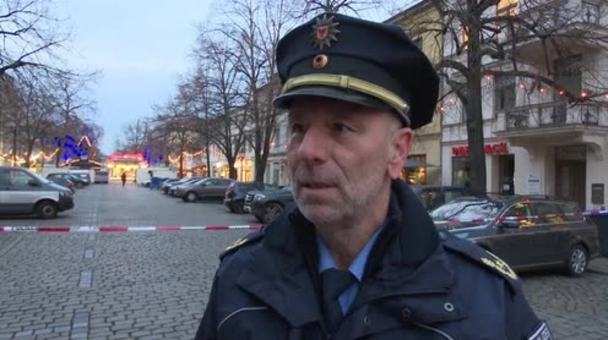Alemania: Oficial de policía dice que el área está bloqueada tras encontrar un paquete sospechoso
