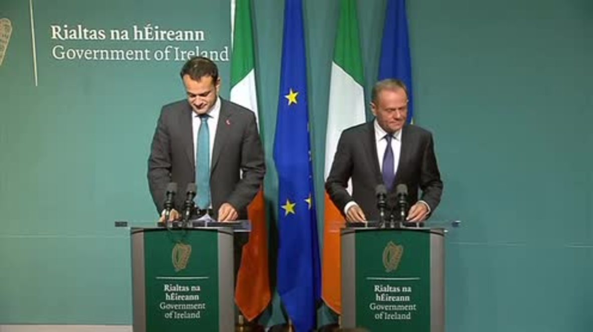 Irlanda: Tusk dice que la UE apoya completamente las peticiones de Brexit por parte de Dublín