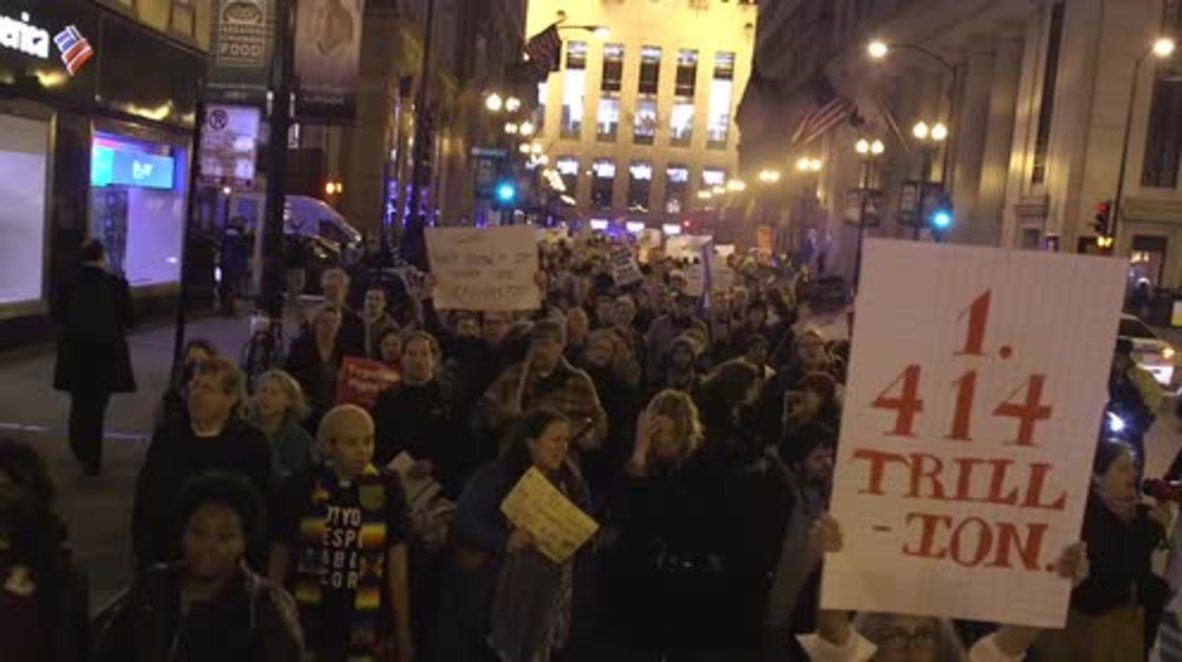 USA: 'Corporate fascism' - protesters decry GOP tax bill