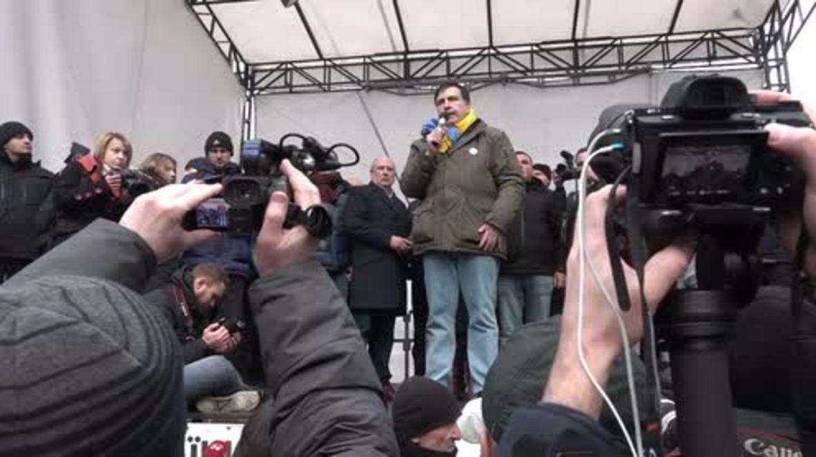 Ucrania: "Poroshenko nunca será Putin" - Saakashvili