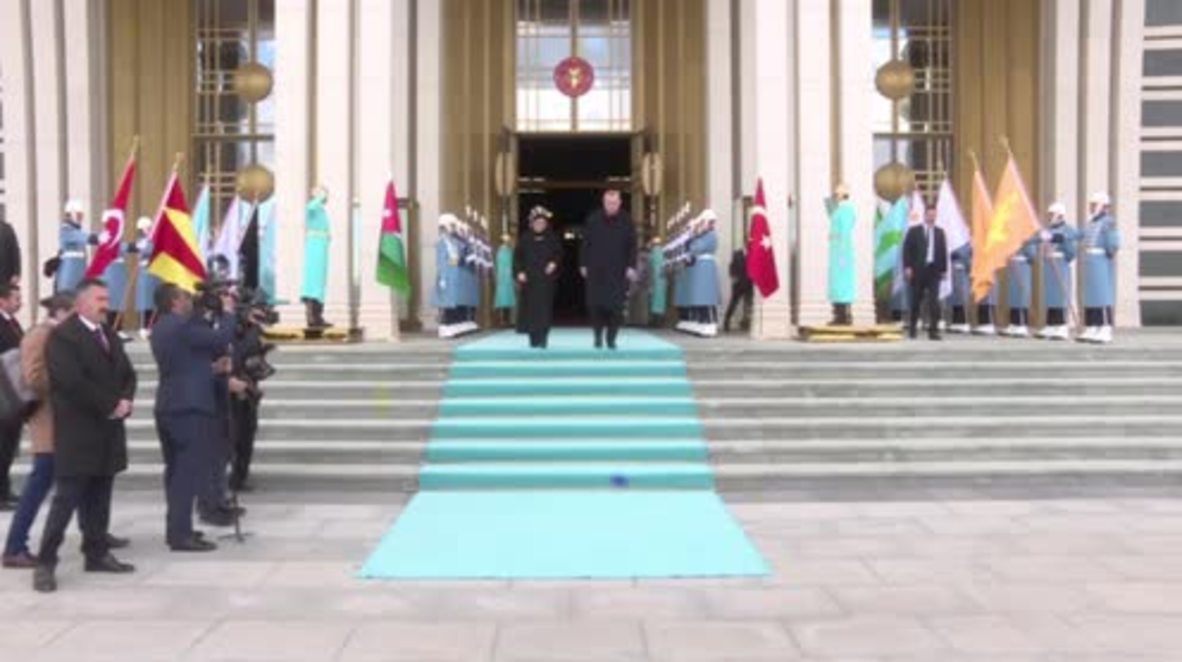 Turkey: Erdogan meets King of Jordan in Ankara