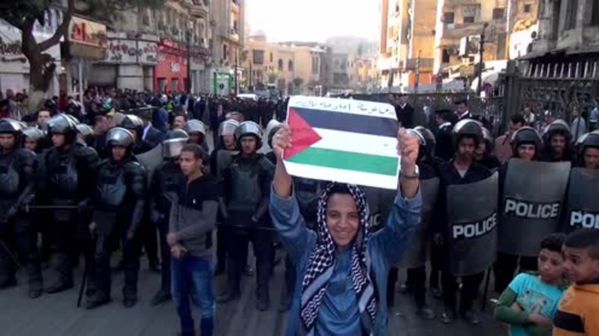 Egypt: Thousands rally against Trump Jerusalem decision in Cairo