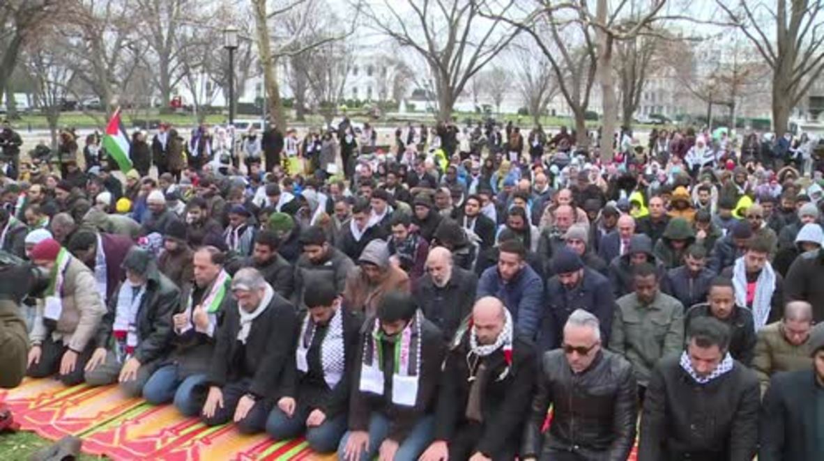 EE.UU.: "Trump no es dueño de Jerusalén" - Manifestantes de la Casa Blanca denuncian la declaración