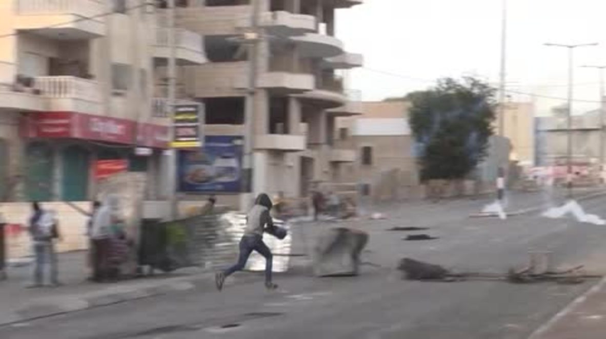 Palestina: Policía israelí responde con gas lacrimógeno a las protestas palestinas en la ciudad de Belén.