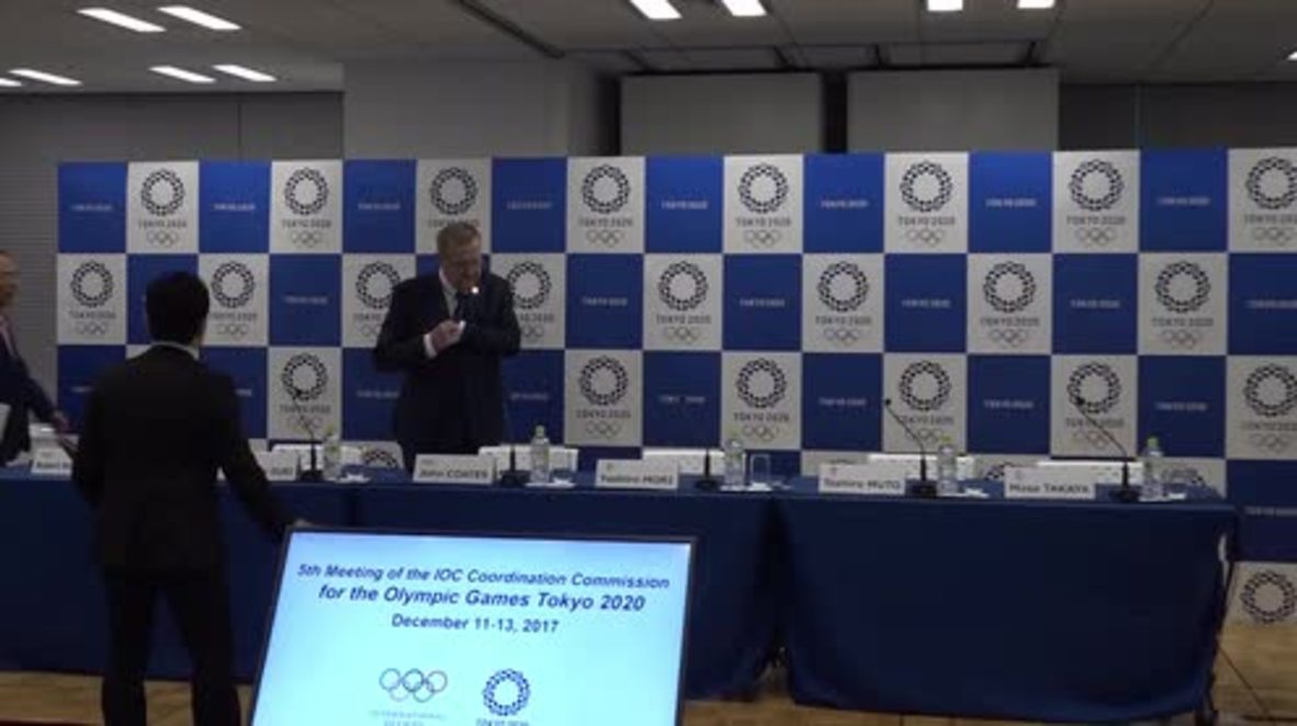 Japón: Los preparativos para los JJOO de Tokio 2020 van por delante de lo previsto - COI