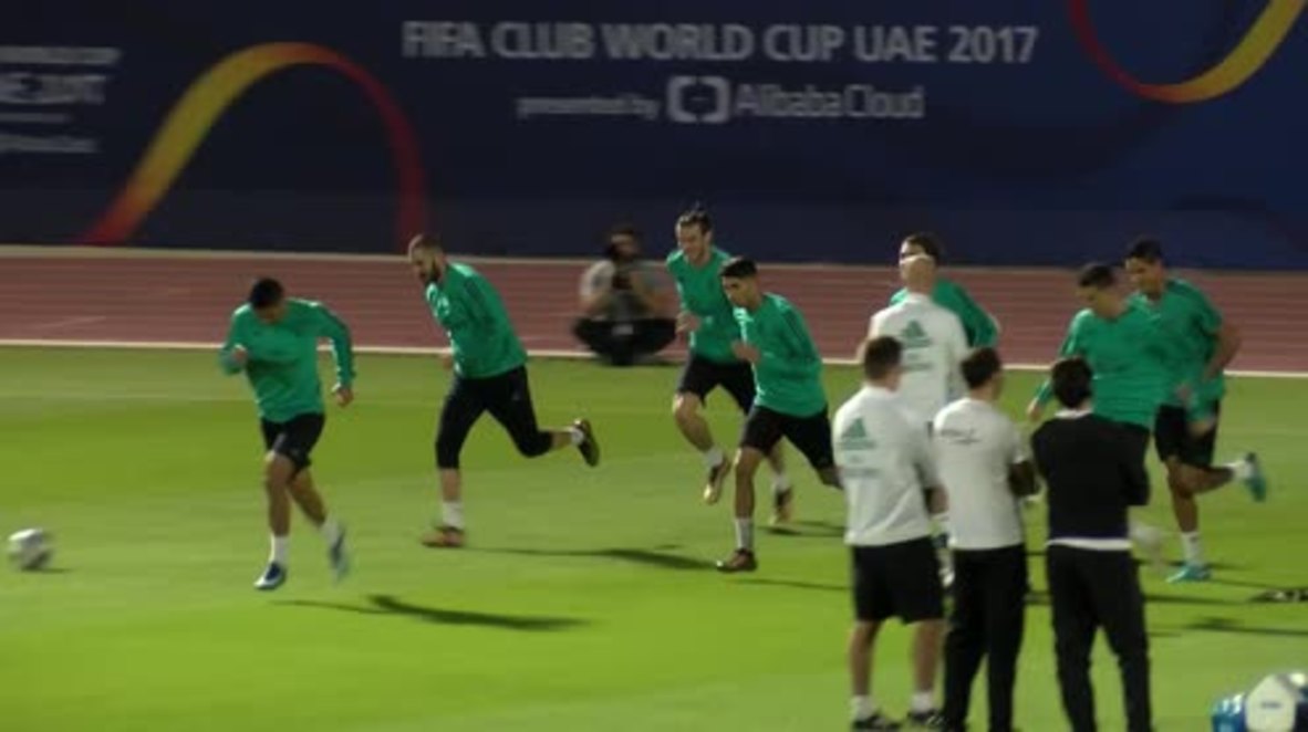 Emiratos Árabes Unidos: Ronaldo lidera el entrenamiento del Real Madrid antes de la final contra el Gremio
