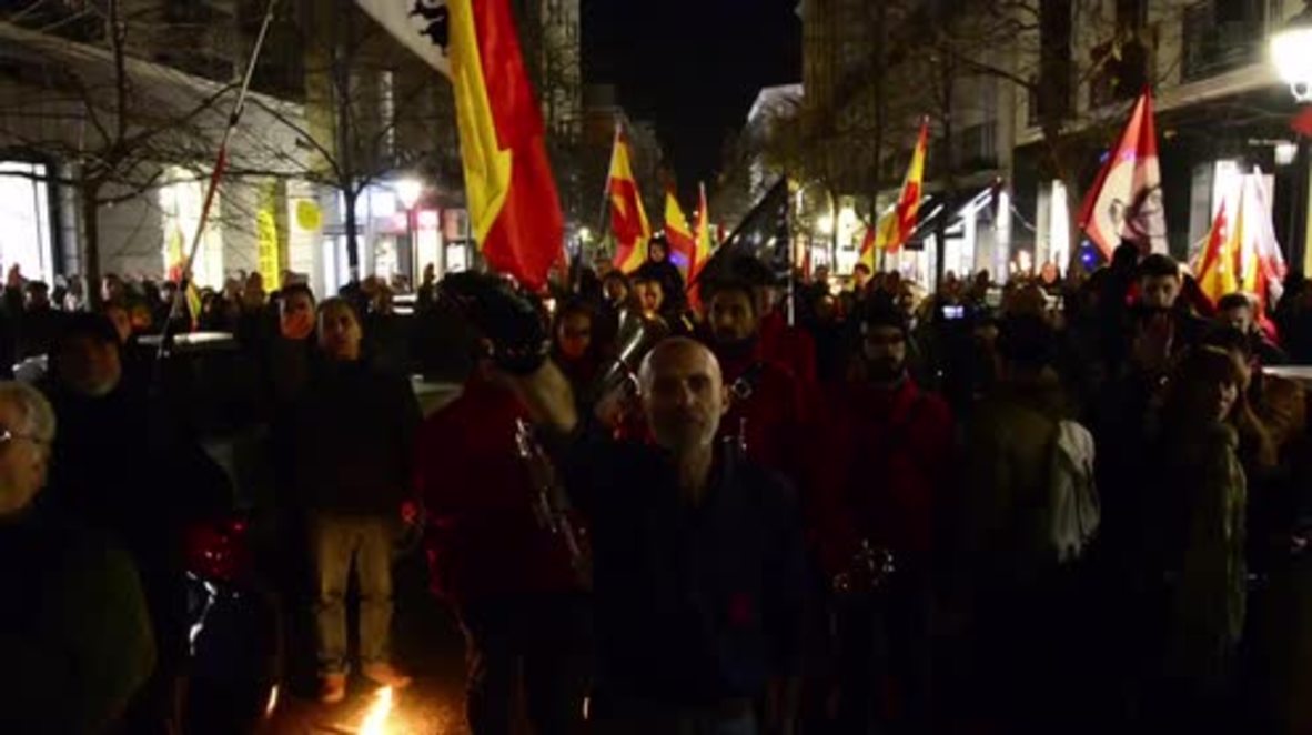 Spain: Neo-Nazis honour far-right leader’s death with torchlight