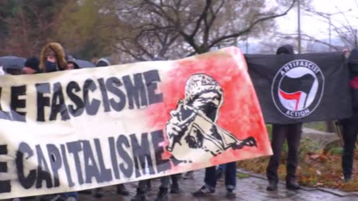 France: International Antifa gathering takes place in Lyon