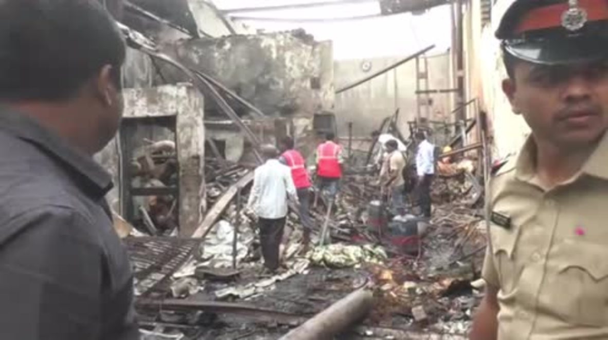 India: Shop blaze leaves 12 dead in Mumbai