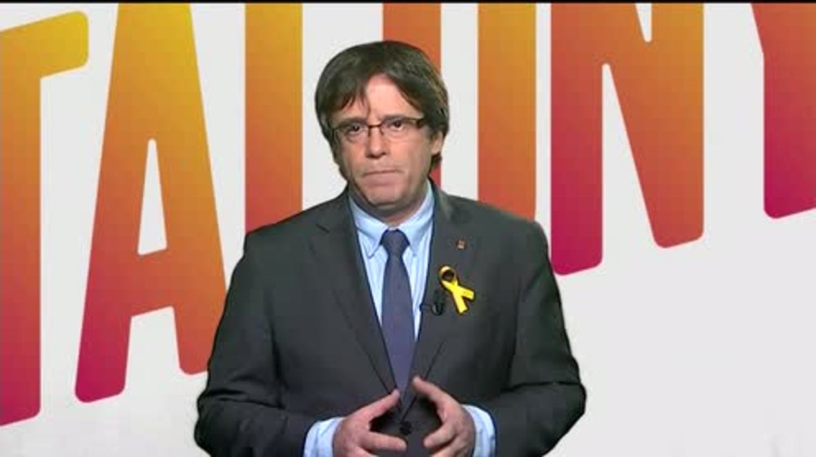 Bélgica: Puigdemont dice que las próximas elecciones son la 'segunda ronda del 1 de octubre'