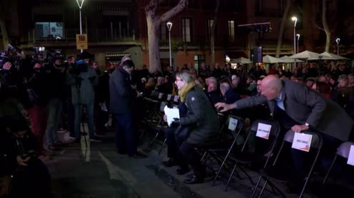 Spain: Puigdemont broadcasts live message to Catalonia