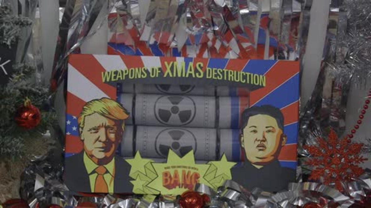 Weapons of Xmas Destruction! - Trump crackers go nuclear for Christmas!