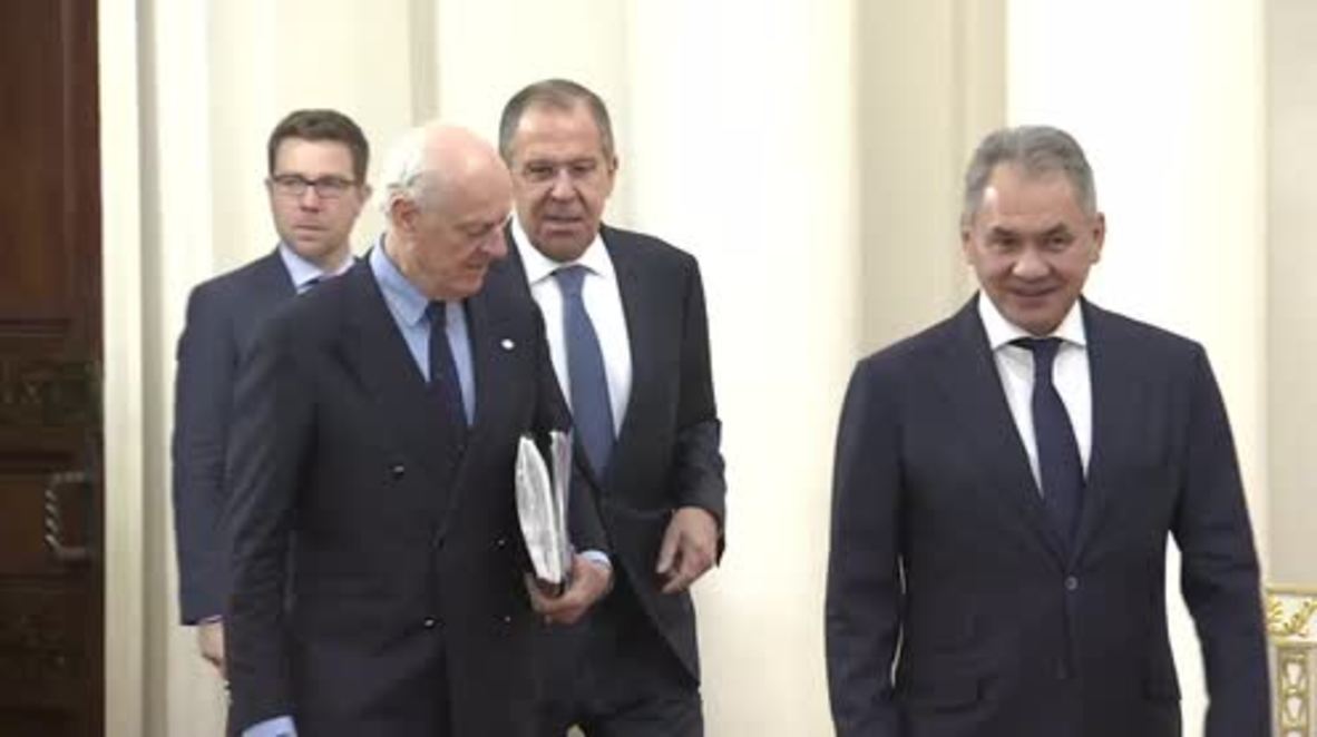 Russia: No altenative to Geneva negotiations on Syria - De Mistura