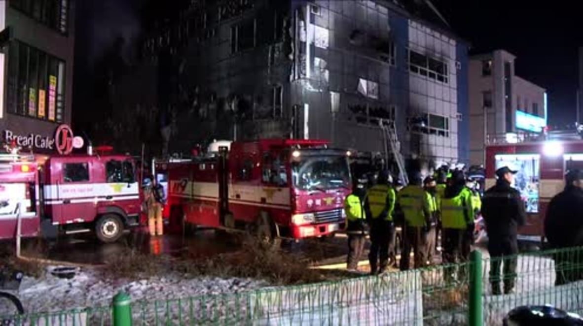 South Korea: At least 29 killed in public gym blaze