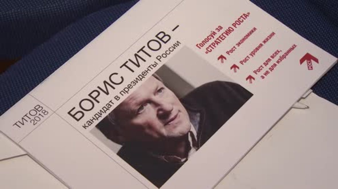 Russia: Businessman Boris Titov elected as Party of Growth candidate