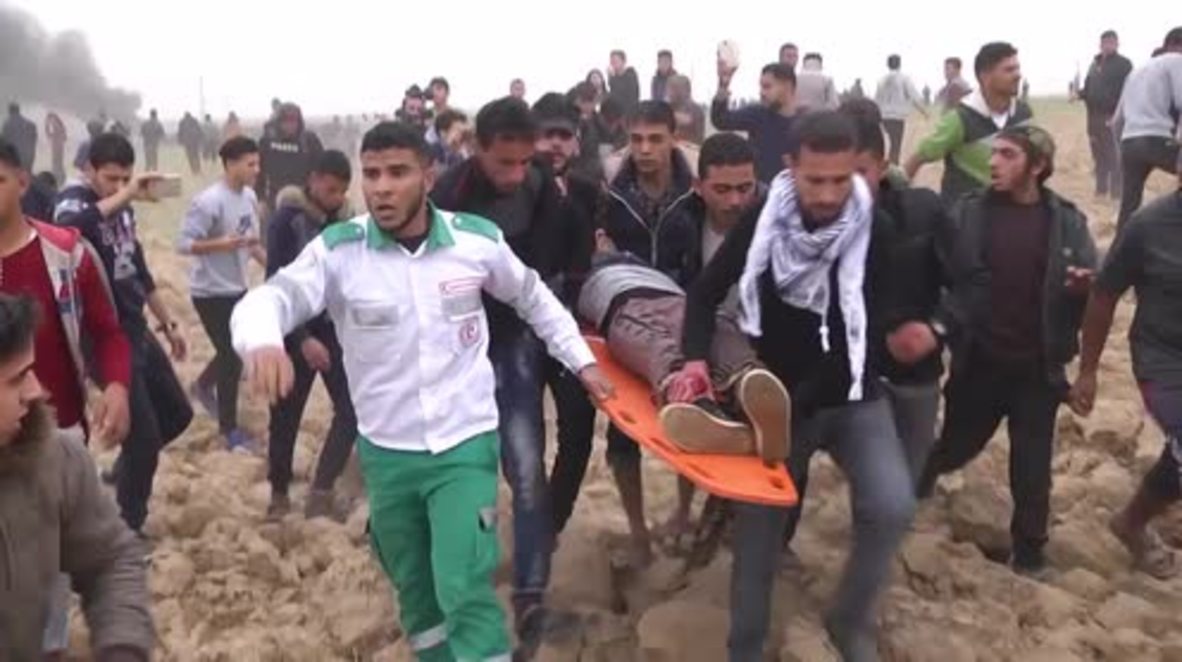 State of Palestine: Two dead, dozens injured in clashes at Gaza border