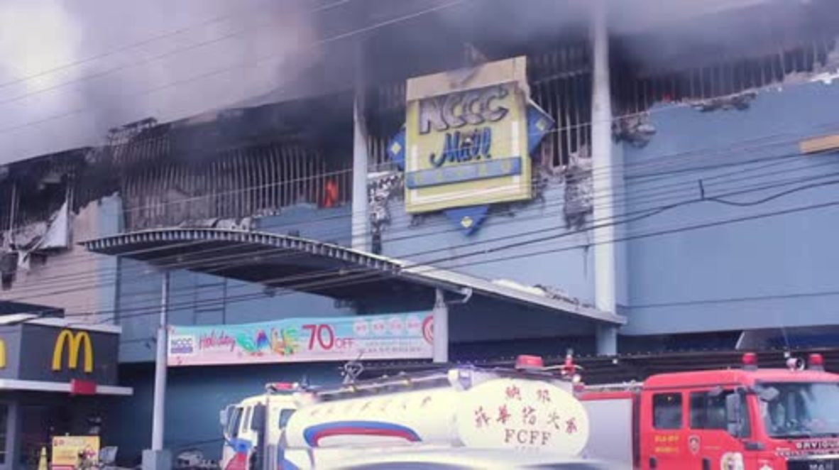 Philippines: ‘Zero’ chance of survival for 37 trapped in mall blaze
